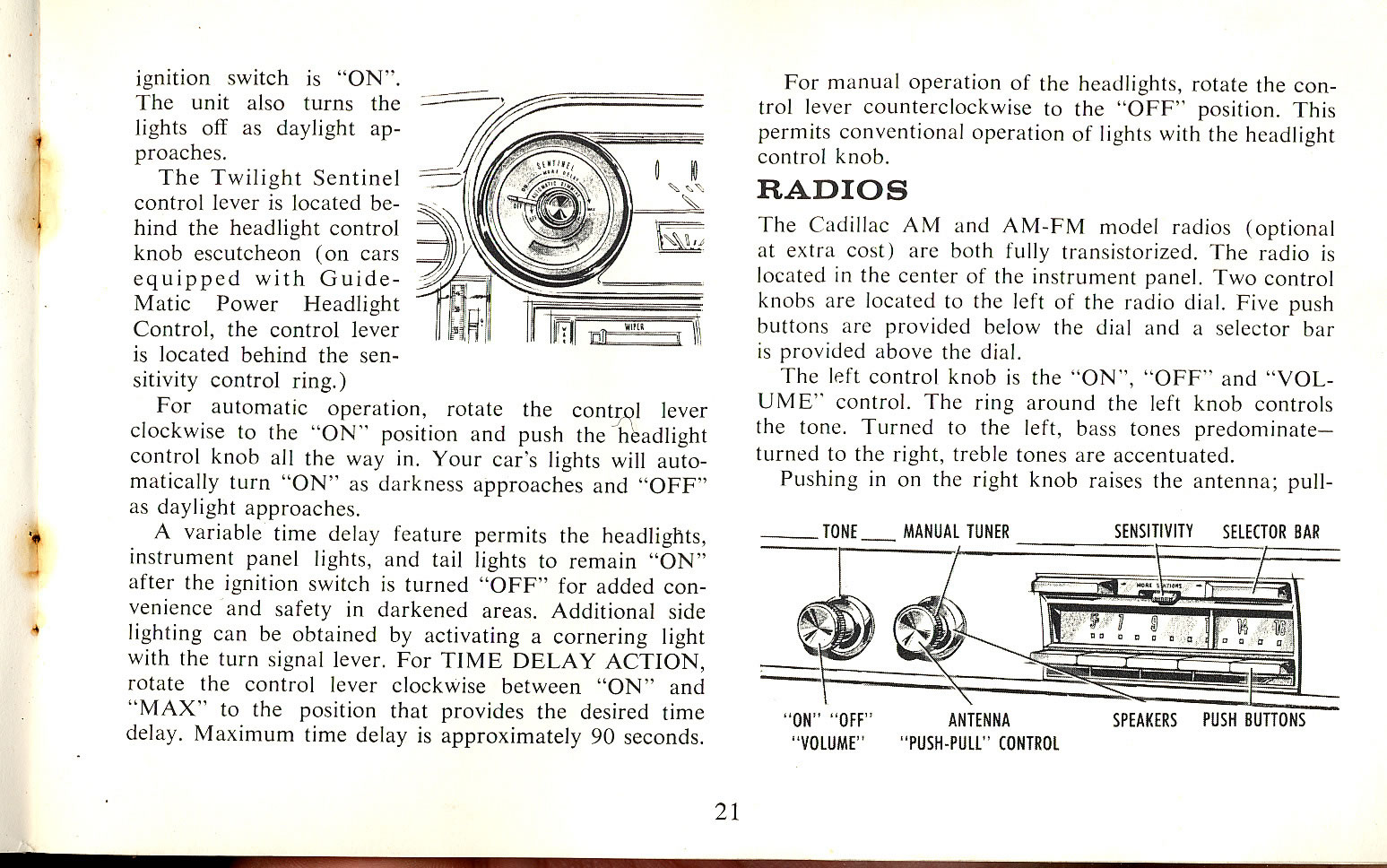 1965 Cadillac Owners Manual Page 10